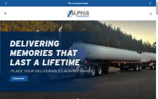 Alpha Transport Inc website
