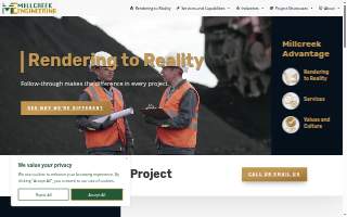 Millcreek Engineering website