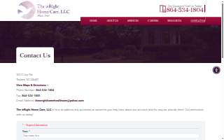 The wRight Home Care website