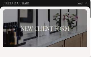 Studio Soul Hair website