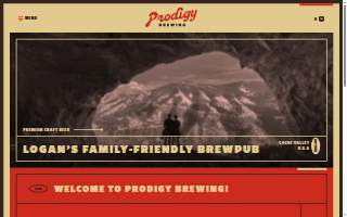 Prodigy Brewing website