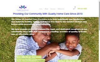 Comfort Care Providers website