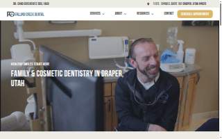 Falling Creek Dental website
