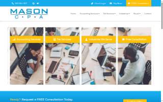 MASON CPA website