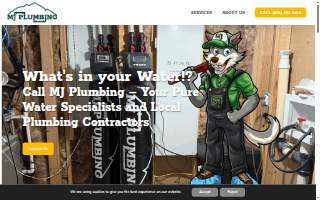 MJ Plumbing Pros website