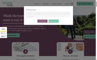 Homewise Electric website
