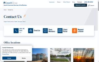 Leavitt Insurance Services of the Rockies website