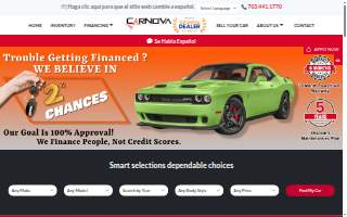 Carnova Utah website