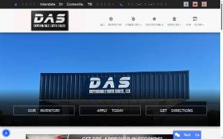 Dependable Auto Sales website