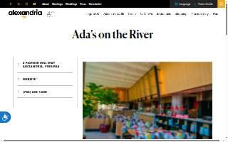 Ada's on the River website
