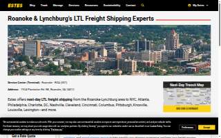 Estes Express Lines website