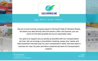 Lolo Express, Inc. website