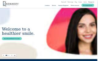 Konikoff Dental Associates Harbour View website