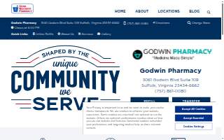 Godwin Pharmacy website