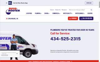 Roto-Rooter Lynchburg: Plumbing & Drain Cleaning website