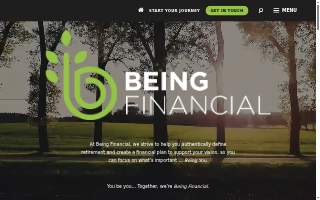 Being Financial website