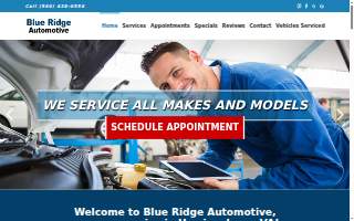 Blue Ridge Automotive website