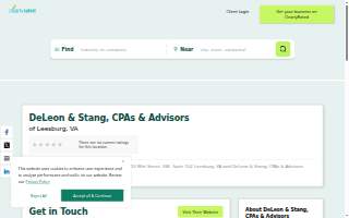 DeLeon & Stang, CPAs & Advisors website