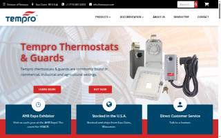 Tempro Heating and Air website