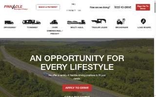 Pinnacle Transport Group, Driveaway VA website