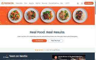 Trifecta Health & Wellness website