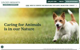 Linden Heights Animal Hospital website
