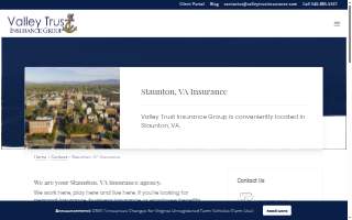 Valley Trust Insurance Group website