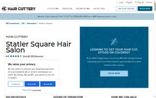 Hair Cuttery website