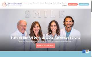Ellis Family Dentistry website