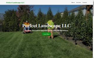 Perfect Landscapes, LLC website