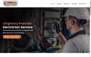 Frazier Electrical Contracting Inc. website