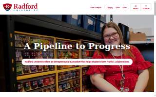 Radford University Recreation and Wellness Center website