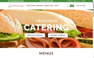 Catering Events website