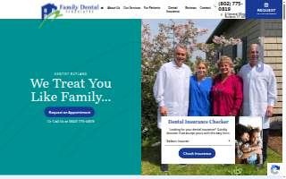 Family Dental Associates website