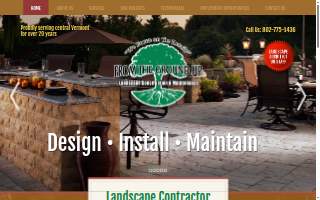 From the Ground Up Landscaping website