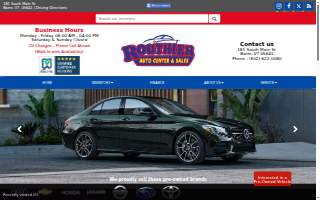 Routhier Auto Center website