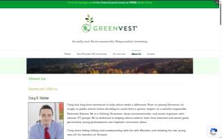 Greenvest website