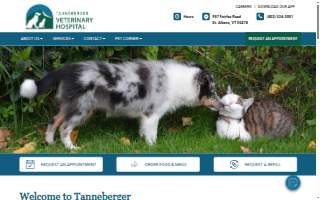 Tanneberger Veterinary Hospital website