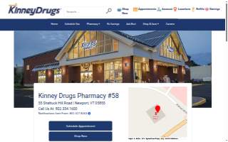 Kinney Drugs of Newport website