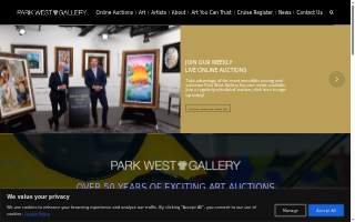 Parkwest Studio website