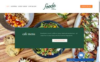 Foode Cafe & Catering website