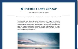 Everett Law Group website