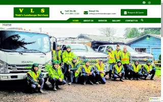 Veth's Landscape Services website