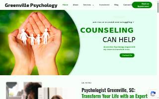 Greenville Psychology website