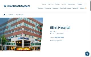Elliot Pharmacy at Bedford website