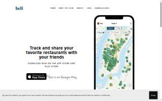 Beli's catering website