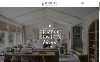 Highline Construction website