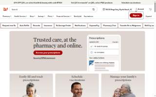 Walgreens website