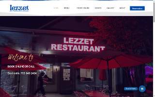 Lezzet Brunch website