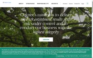 Oaktree Food & Drink Company website